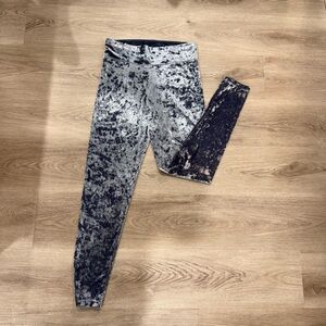 Aerie Gray Velvet Leggings